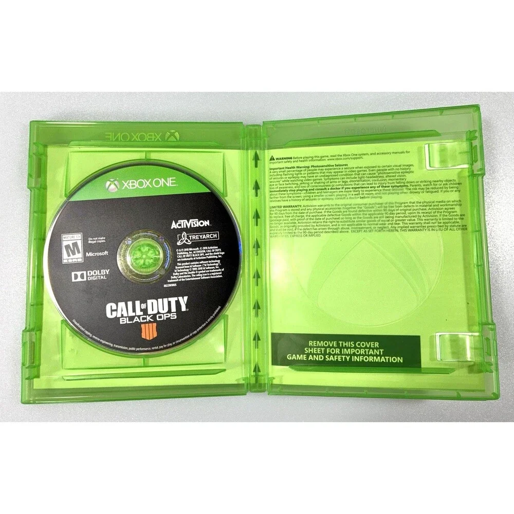 Call of Duty Black Ops 4 Microsoft Xbox One Disc & Case Tested